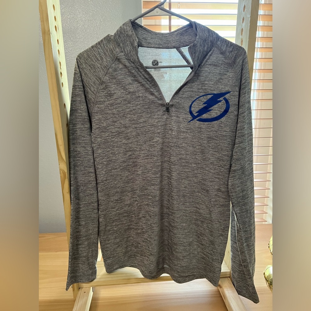 Men’s Tampa Bay Lightening Long Sleeve half zip shirt